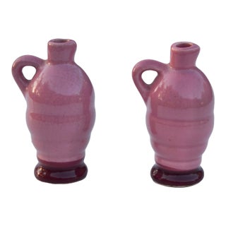 Mid 20th Century Handmade & Playful Porcelain Decorative Accents- S/2 For Sale