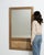 19th Century French Painted Wood Trumeau Wall Mirror France 19th Century For Sale - Image 4 of 8