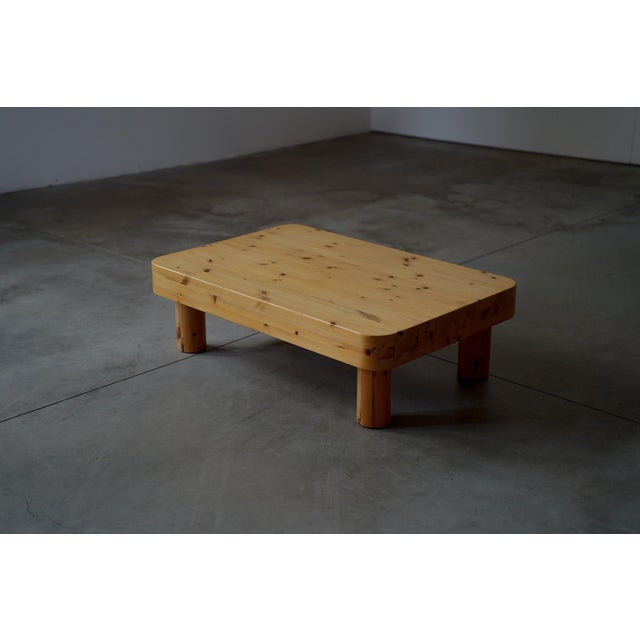 Pine Coffee Table, Netherlands, 1970s For Sale - Image 3 of 9