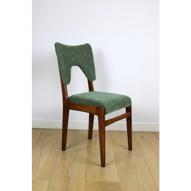 Vintage Olive Chairs by Rajmund Hałas, 1970s, Set of 2 For Sale - Image 11 of 14