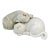 1970s Fitz & Floyd Cat Nap Nesting Ceramic White and Beige Salt & Pepper Shakers For Sale