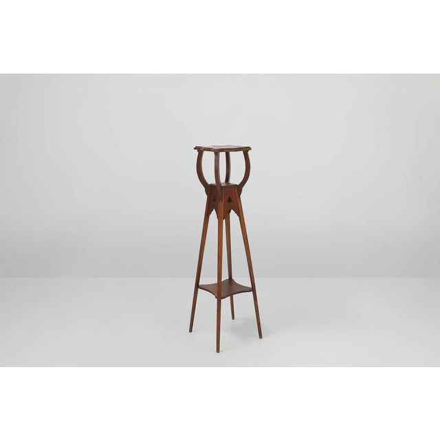 Art Deco Console Table in Oak, France, 1940s For Sale - Image 12 of 12