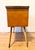 1950s German “Googie” Style Console Table W/Cabinet Space Age Swank Glass Top For Sale - Image 4 of 12