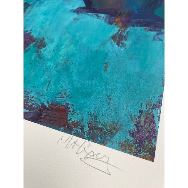 2004, Untitled (Storefronts), Abstract Cityscape, Iris Giclee on Somerset Textured Fine Art Paper, Artist Randy Moberg For Sale - Image 4 of 5