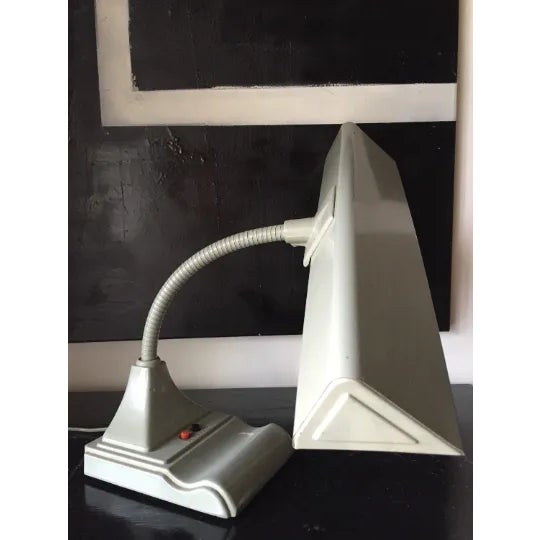 Large Industrial Flexarm Table Lamp For Sale - Image 4 of 6
