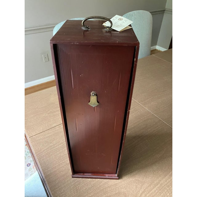 1930s Japanese storage box (Showa period) with traditional tea ceremony tools for the preparation of matcha. The vintage...