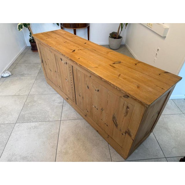 Vintage Rustic Farmhouse Bar Table For Sale - Image 6 of 18