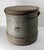 19th Century Rustic Primitive Farmhouse Grey Green Painted Firkin Bucket For Sale In New York - Image 6 of 15