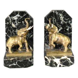 Art Deco French Bookends in Bronze from H. Fady, 1930s, Set of 2 For Sale