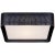 Kelly Wearstler for Visual Comfort Signature Precision Large Square Flush Mount in Bronze with Clouded Glass For Sale