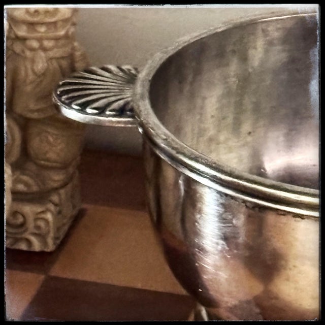 Art Deco 1920s Silver Plate Bowl Trinkets- Antique Continental Leland Hotel For Sale - Image 3 of 8