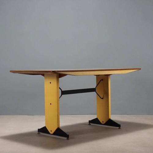 Paper Vintage Table with Laminate Top, 1960s For Sale - Image 7 of 8