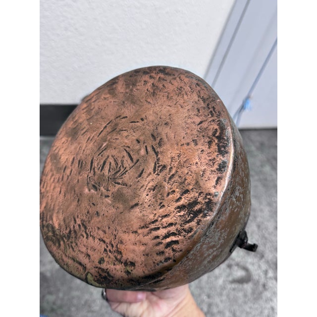 Antique Metal Vessels, Set of Three For Sale - Image 4 of 12