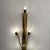 Modern Mid-20 Century Single Large Twelve Light Brass Wall Sconce For Sale - Image 3 of 18