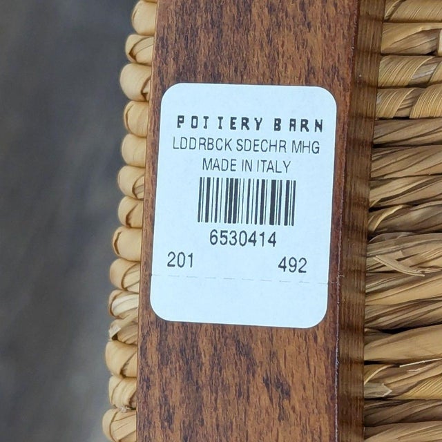 Pottery Barn Ladderback Dining Side Chair For Sale In San Francisco - Image 6 of 8