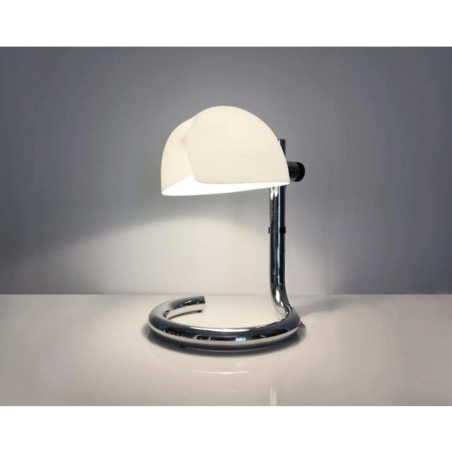 Vintage Chrome Table Lamp from Metalarte, 1970s For Sale - Image 6 of 15