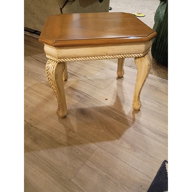 1990s 1990s Farmhouse Style Side Table For Sale - Image 5 of 6