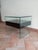 Secret Glass and Black Lacquered Wood Bedside Table, Italy, 1990s For Sale - Image 3 of 14