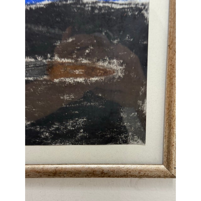 1990s Pastel Apple Still Life Artwork, Framed For Sale - Image 5 of 12