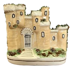 Staffordshire Flat Back Castle, 1890s