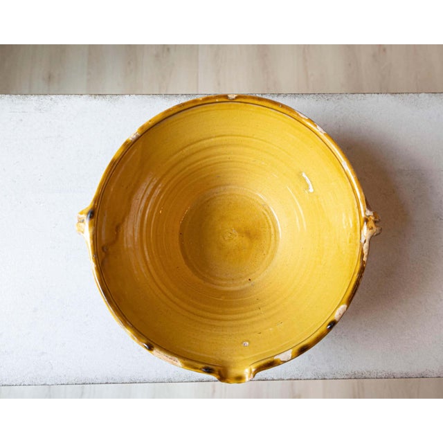19th Century French Tian Bowl with Yellow Glaze For Sale - Image 9 of 10