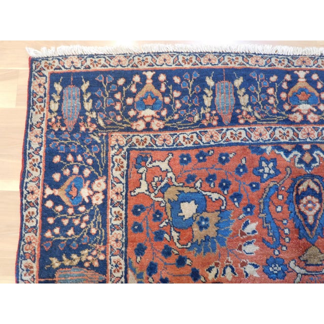 Nashville Vintage Persian Tabriz Rug 4'5" x 6'3" Chairish