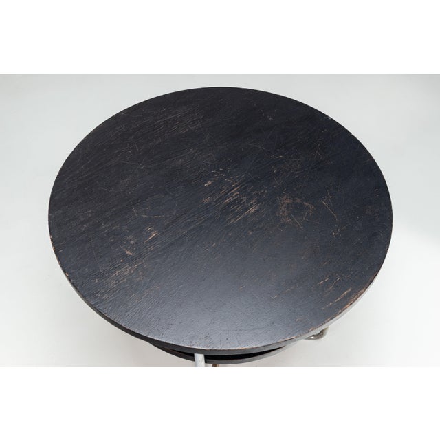 Coffee Table with Tubular Frame by Michael Thonet, 1940s For Sale - Image 6 of 12