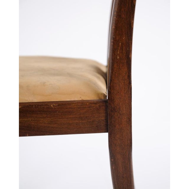 Louis XV Style Dining Chairs in Mahogany with Floral Upholstery, Set of 3 For Sale - Image 11 of 13