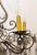Victorian Wrought Iron & Crystal 5 Arm Chandelier For Sale - Image 4 of 12