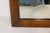 English Antique Tiger Oak Beveled Mirror With Original Foxed Glass For Sale - Image 3 of 6