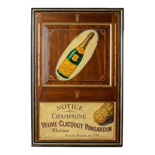 Veuve Cliqout Champange Advertising Sign For Sale