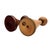 Mid-Century Modern Pair of Vintage Rondeau Québec Sculptural Turned Wood Candle Holders For Sale - Image 3 of 5