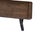 Contemporary Teak Wood Sofa Table, Hand-Carved Detailing Espresso Finish, Modern Organic For Sale - Image 3 of 10
