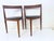 Two side chairs by Frem Rojle, Denmark, from the Roundette seating group, designed by Hans Olsen for Frem Rojle. Teak,...