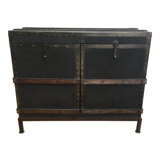 Dry Bar Trunk Cabinet For Sale