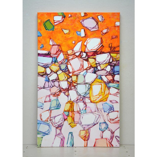 In my painting, I explore the vibrant chaos and beauty of life's moments captured through vivid, abstract expressions....