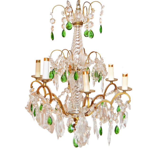 Vintage Neoclassical Parisian Bronze Chandelier Chairish