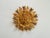1970s Floral Ceiling Light in Gilded Metal from Banci Firenze, Italy, 1970 For Sale - Image 5 of 13