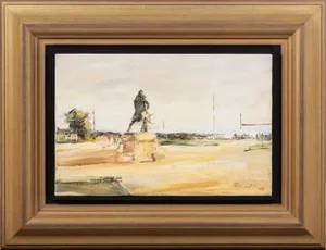 Dagoberto Silva, Man of Leme-Porto, Oil on Canvas