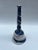Rustic Blue and White Pottery Bell For Sale - Image 3 of 6