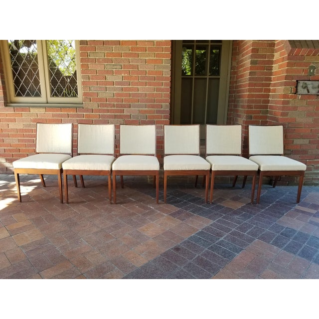 1960s Mid-Century Glenn of California Danish Chairs in Teak Wood- Set of 6 For Sale - Image 12 of 12