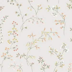 Sample - Borastapeter Gråäng Wallpaper in Bone