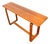 Mid Century Modern Console Table Teak Solid Wood Denmark Vintage Rectangular MCM For Sale