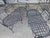 Metal 1950s Wrought Iron Salterini Style Peacock Benches - Set of 2 For Sale - Image 7 of 9