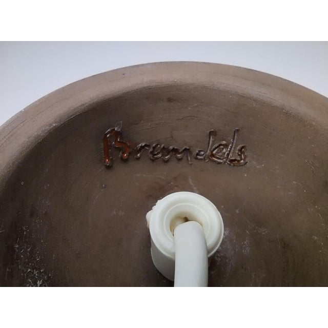 Small Ceramic Table Lamp by Johan Ove Brandels, Sweden, 1970s For Sale - Image 10 of 11