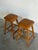 Mid-Century Modern Vamdrup Stolefabrik Teak and Leather Bar Stools Set of 2 Danish Mid-Century Modern 1970s For Sale - Image 3 of 10