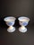 Ceramic Pair Spode Judaica Kiddush Cups Matching Set Hebrew Wedding Gift I Am My Beloveds For Sale - Image 7 of 10