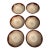 Vintage Earthtone Ceramic Bowls by Sango Prelude 6 For Sale