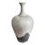 Large Signed Kerry Gonzalez Raku Pottery Vase With Crackle & Smoke Glaze, 22" For Sale