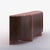 Lily Rounded Credenza in Honed Unfilled Red Travertine and Canaletto Walnut from Fred & Juul For Sale - Image 4 of 5
